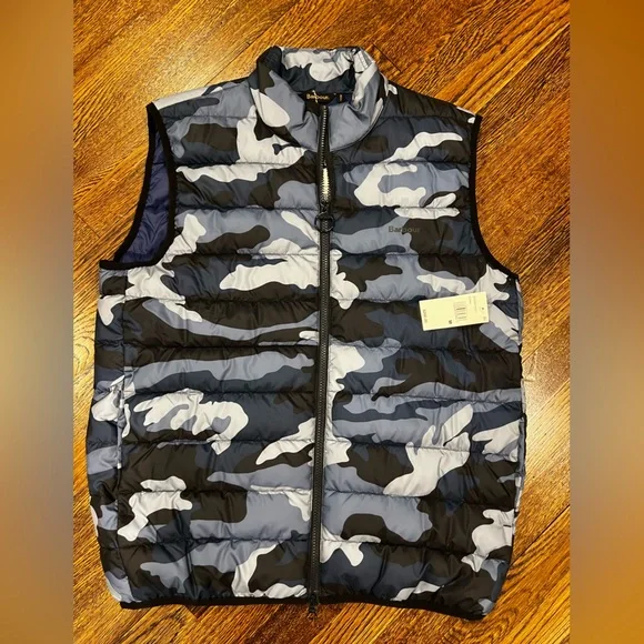 Barbour Jackets Coats Nwt Barbour Camo Gilet Mens